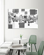 Obraz na stenu 3d tvary zs1114